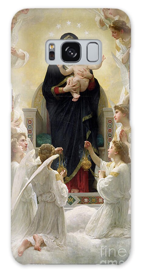 The Galaxy Case featuring the painting The Virgin with Angels by William-Adolphe Bouguereau