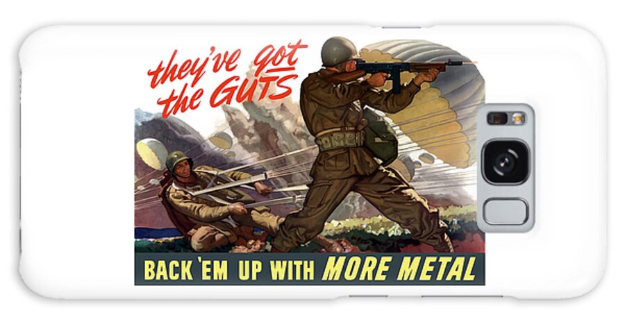 Airborne Galaxy Case featuring the painting They've Got The Guts by War Is Hell Store