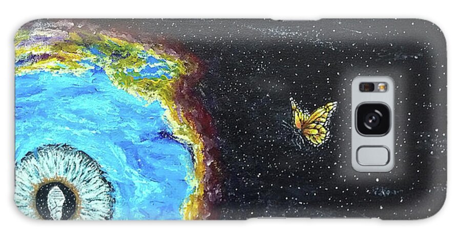Space Galaxy Case featuring the painting This is Where... by Kevin Daly