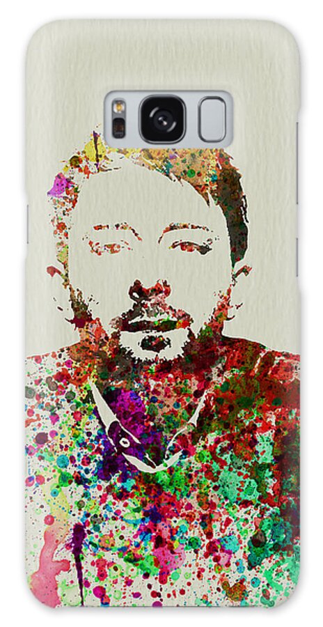 Thom Yorke Galaxy Case featuring the painting Thom Yorke by Naxart Studio