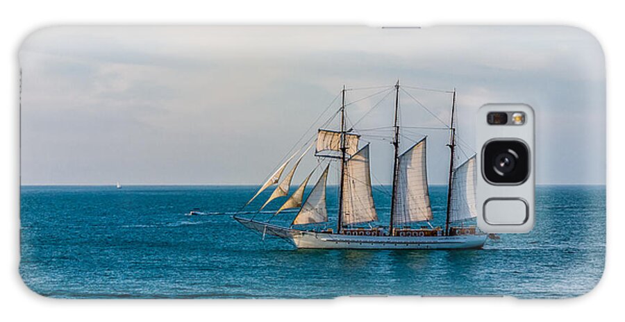 Adventure Galaxy Case featuring the photograph Three Masted Sailboat off Key West by Darryl Brooks
