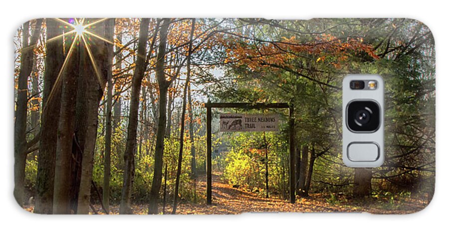 Nature Galaxy Case featuring the photograph Three Meadows Trail Head by Rod Best