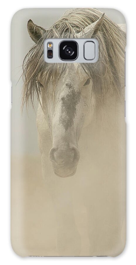 Horse Galaxy S8 Case featuring the photograph Through The Dust by Kent Keller
