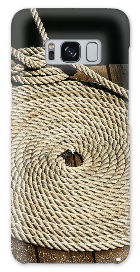 Nautical Galaxy Case featuring the photograph Tied off by Jason Hughes