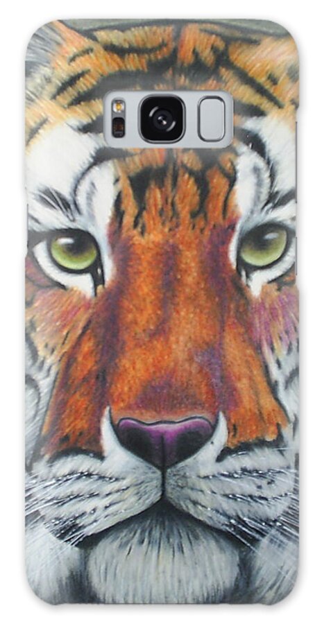 Tiger Galaxy Case featuring the drawing Tiger by Scarlett Royale