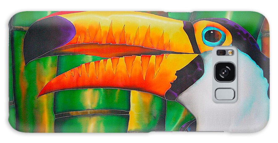 Toco Toucan Galaxy Case featuring the painting Toco Toucan by Daniel Jean-Baptiste