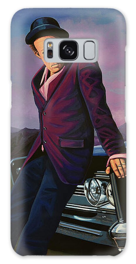 Tom Waits Galaxy Case featuring the painting Tom Waits by Paul Meijering