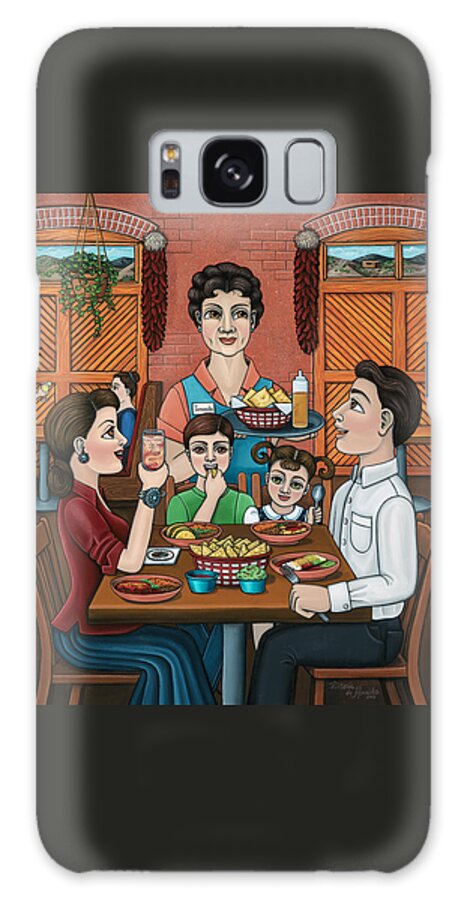 Tomasitas Galaxy S8 Case featuring the painting Tomasitas Restaurant by Victoria De Almeida