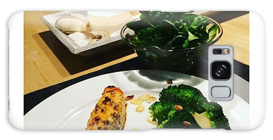 Balsamico Galaxy Case featuring the photograph Tonight #lowcarb #dinner With #salmon by Selda Cankaya