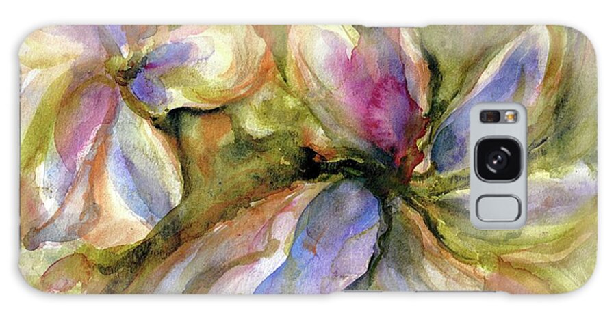 November Birthday Galaxy Case featuring the painting Topaz Beauty by Francelle Theriot