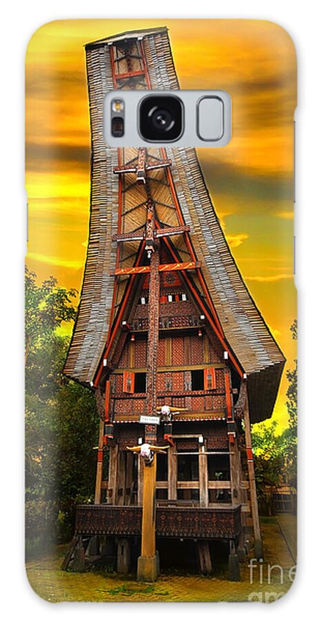 Toraja Galaxy Case featuring the photograph Toraja Architecture by Charuhas Images