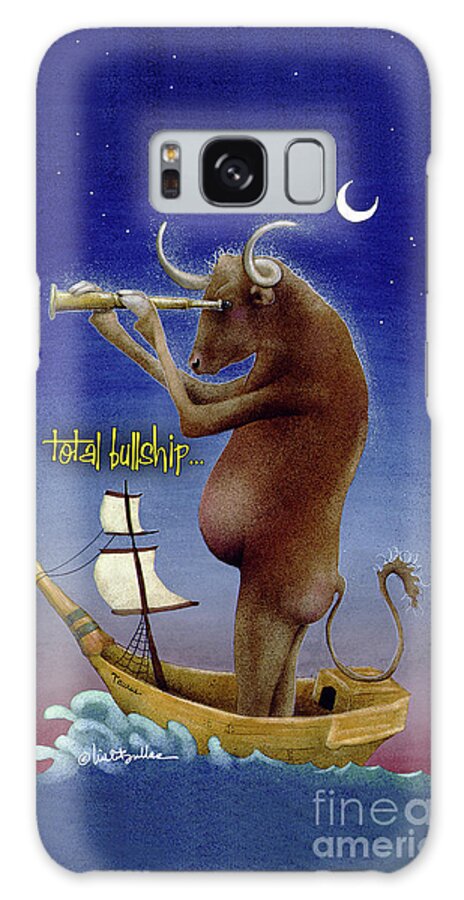 Will Bullas Galaxy Case featuring the painting Total Bullship... by Will Bullas