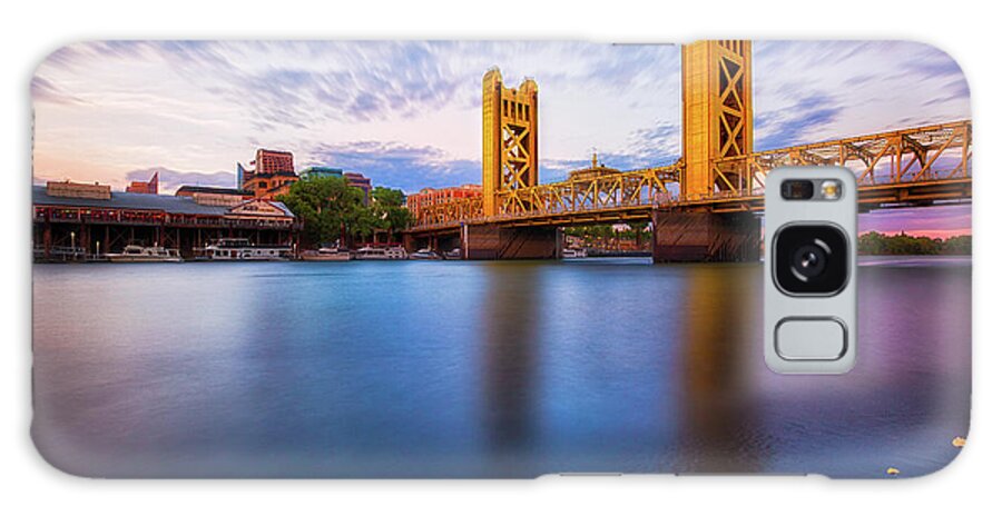 Sacramento Galaxy Case featuring the photograph Tower Bridge Sacramento 3 by Anthony Michael Bonafede