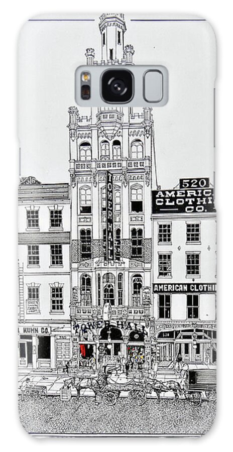 Tower Hall Galaxy Case featuring the photograph Tower Hall by Ira Shander