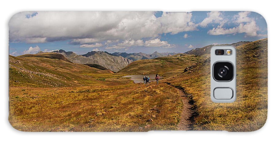Rocky Mountains Galaxy Case featuring the photograph Trail Dancing by Doug Scrima