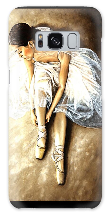 Ballet Galaxy Case featuring the painting Tranquil Preparation by Richard Young