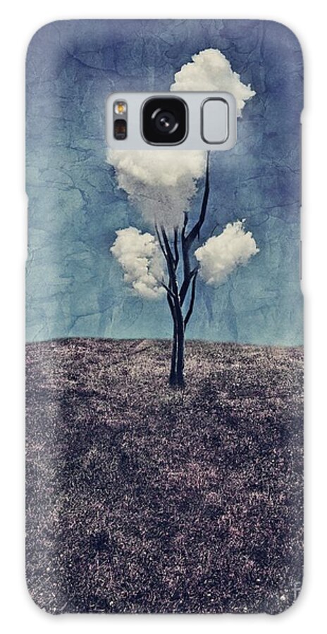 Tree Galaxy Case featuring the digital art Tree Clouds 01d2 by Aimelle Ml