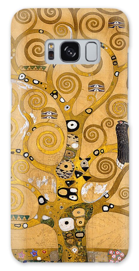 Klimt Galaxy Case featuring the painting Tree of Life by Gustav Klimt