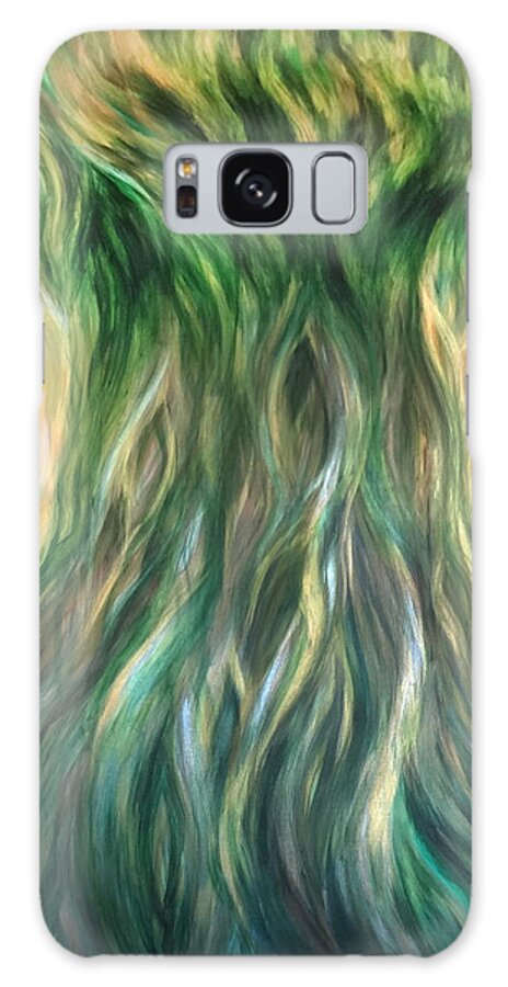 Tree Galaxy Case featuring the painting Tree of Wisdom by Michelle Pier