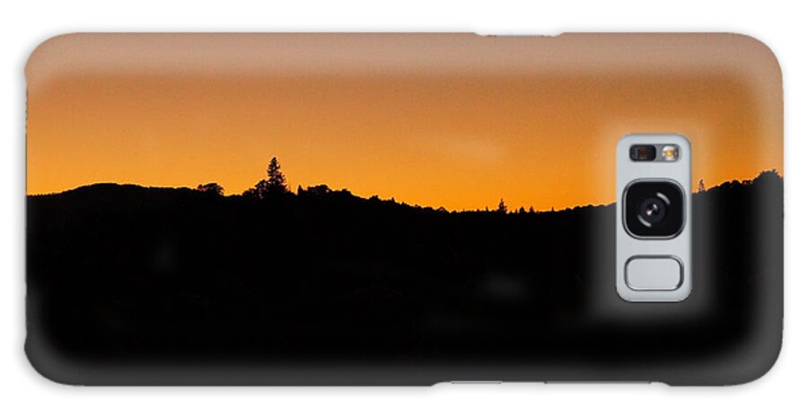 Grants Pass Galaxy Case featuring the photograph Treeline Sunset by Beth Collins