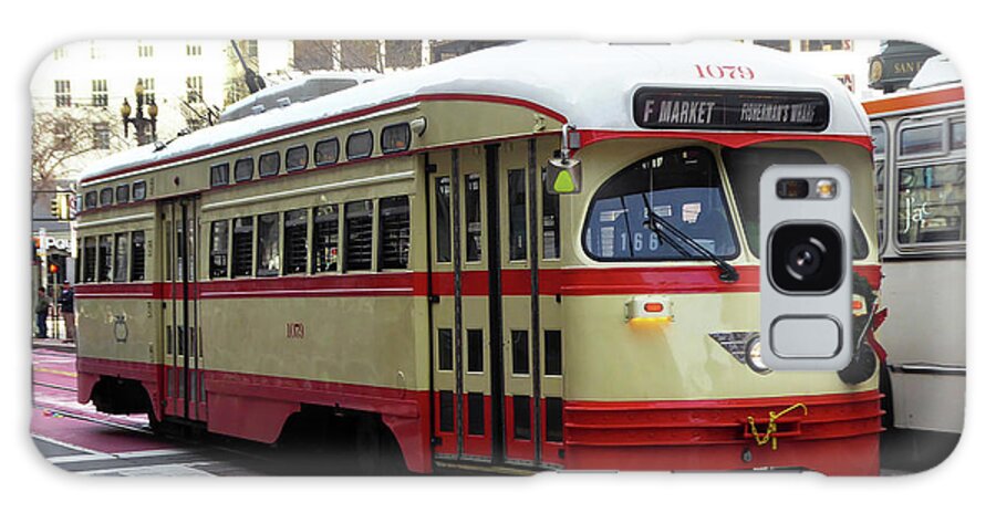 Cable Car Galaxy Case featuring the photograph Trolley Number 1079 by Steven Spak