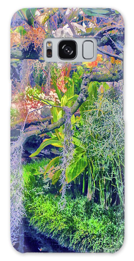 Lush Galaxy S8 Case featuring the photograph Tropical Garden by Sandy Moulder