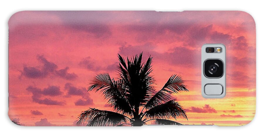 Sunsets Galaxy Case featuring the photograph Tropical Sunset by Karen Nicholson