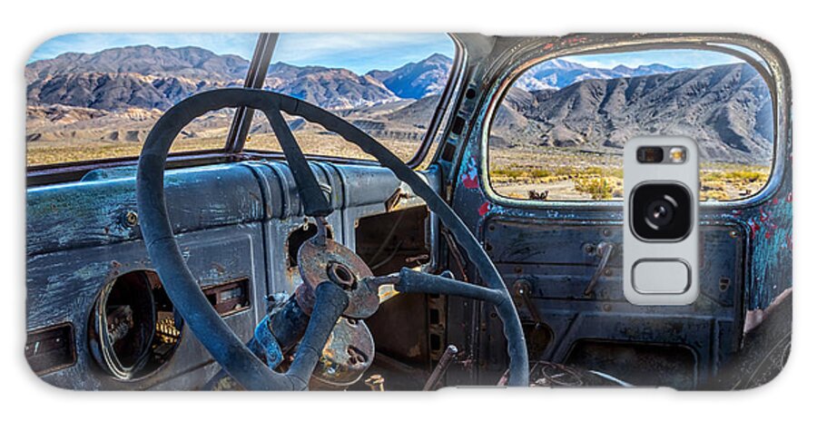 Antique Truck Galaxy Case featuring the photograph Truck Desert View by Peter Tellone