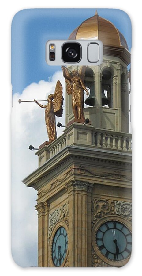 Trumpet Galaxy S8 Case featuring the photograph Trumpeting Angels by Carolyn Jacob