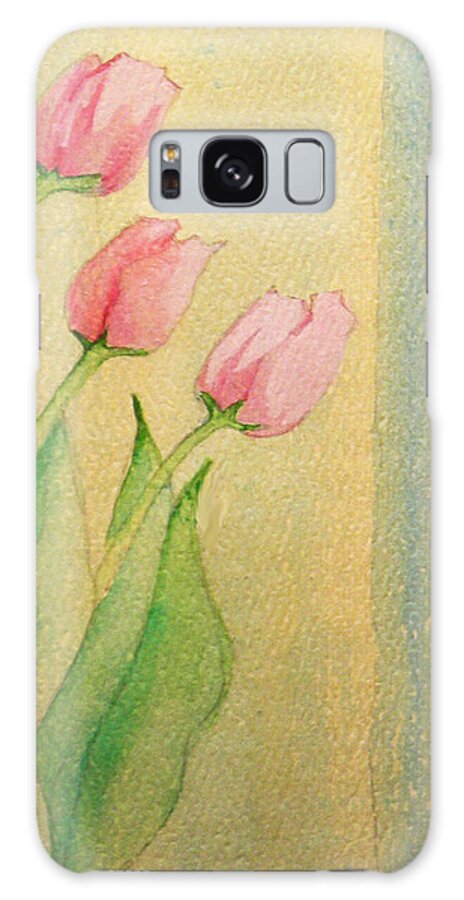 Flowers Galaxy S8 Case featuring the painting Tulips by Gloria Dietz-Kiebron