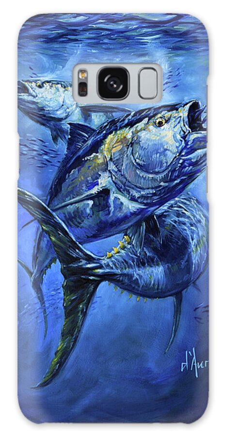 Tuna Galaxy Case featuring the painting Tuna by Tom Dauria