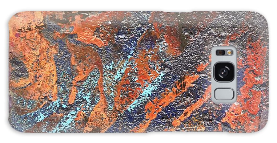 Landscape Galaxy Case featuring the painting Turn to Stone by Eduard Meinema
