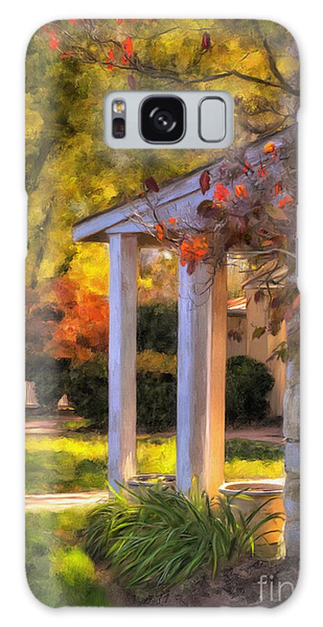 Porch Galaxy Case featuring the digital art Turning A Corner by Lois Bryan