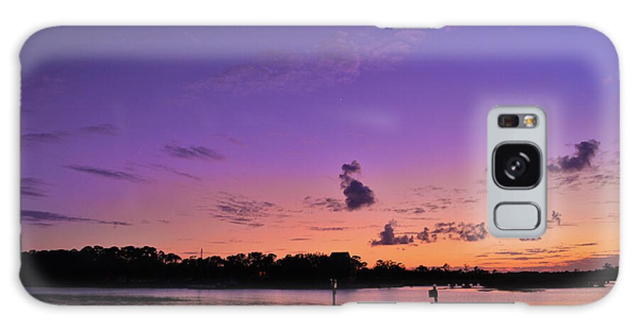 Twilight Galaxy Case featuring the photograph Twilight on Rose Bay by Julianne Felton
