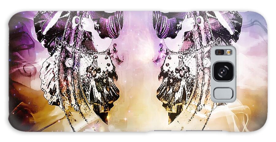 Black Galaxy Case featuring the photograph Twin Fairies 2 by Michelle Frizzell-Thompson