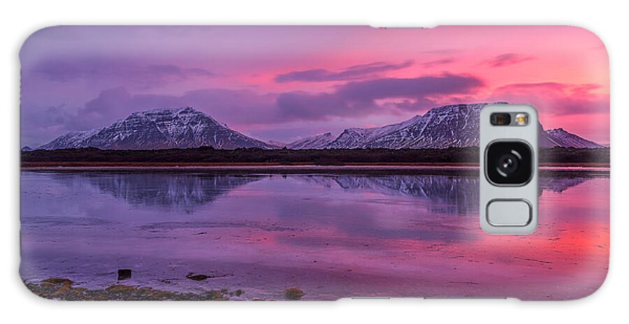 Mountain Galaxy S8 Case featuring the photograph Twin mountain sunrise by Pradeep Raja Prints