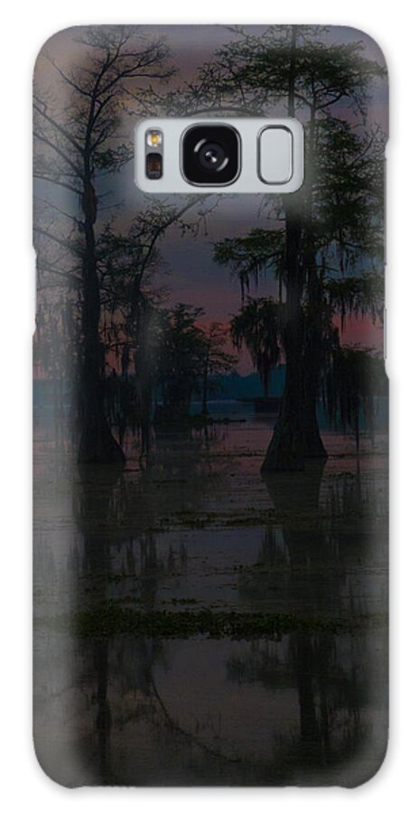 Orcinus Fotograffy Galaxy Case featuring the photograph Two Cypress At Dawn by Kimo Fernandez