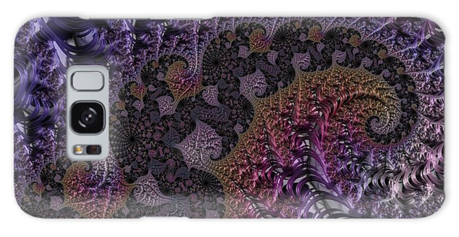 Fractal Galaxy S8 Case featuring the digital art Ultra Leaf Spiral by Paisley O'Farrell