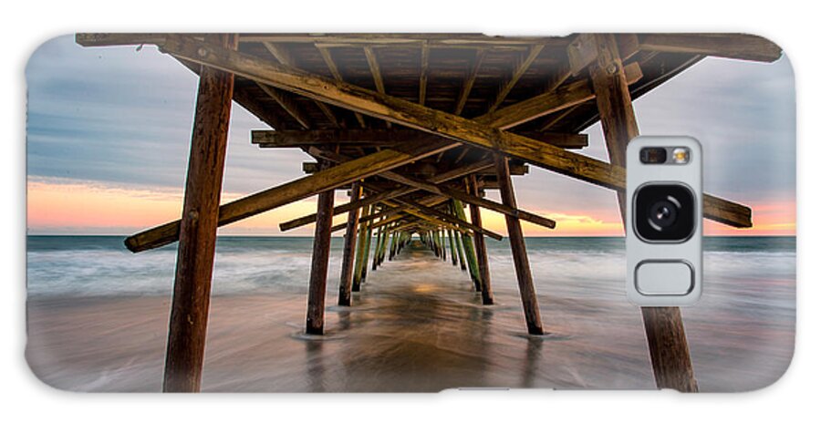 Blog Galaxy Case featuring the photograph Under Bogue Pier by Nick Noble