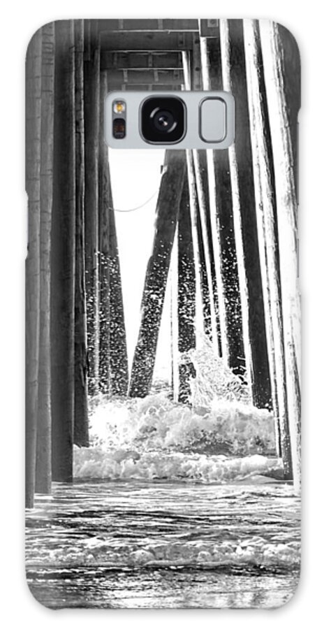 Under The Boardwalk Galaxy Case featuring the photograph Under the Boardwalk by Dark Whimsy