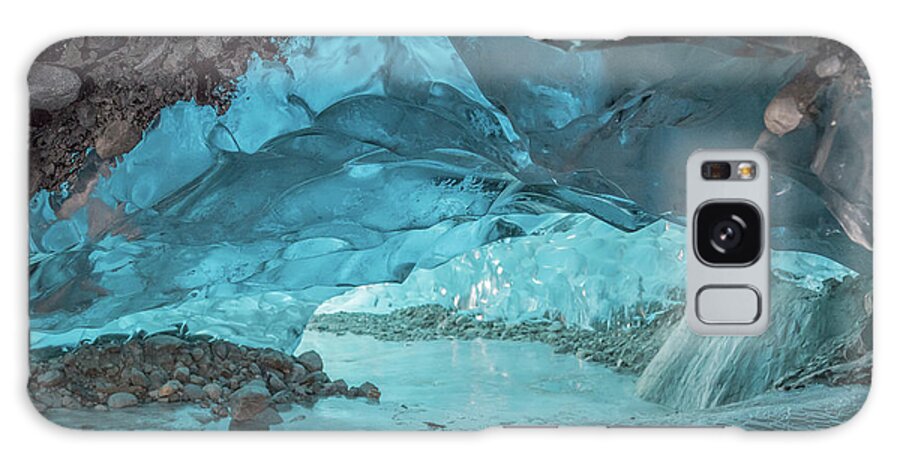 Ice Caves Galaxy Case featuring the photograph Under The Glacier by David Kirby