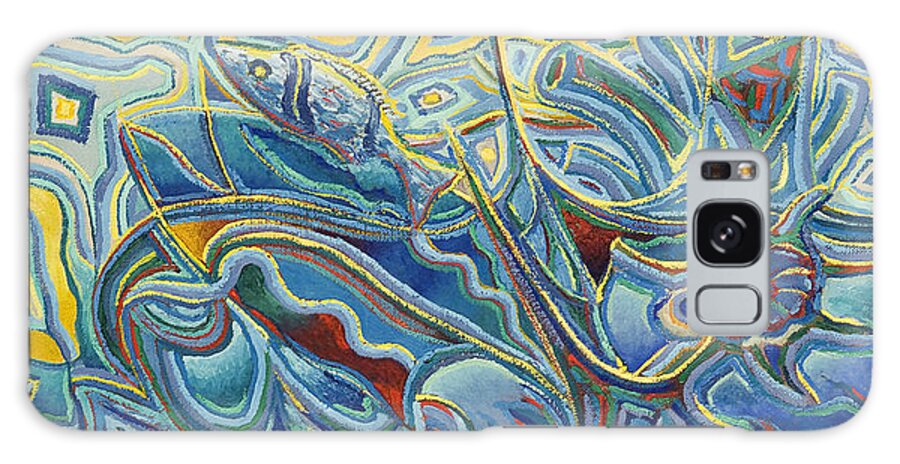 Under The Sea Galaxy Case featuring the painting Under The Sea by Ritchie Eyma