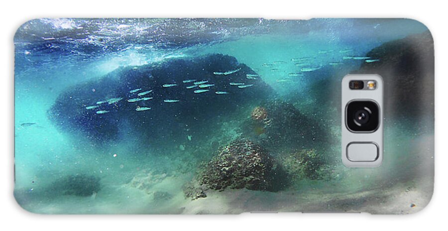 Underwater Galaxy Case featuring the photograph Underwater by Meir Ezrachi