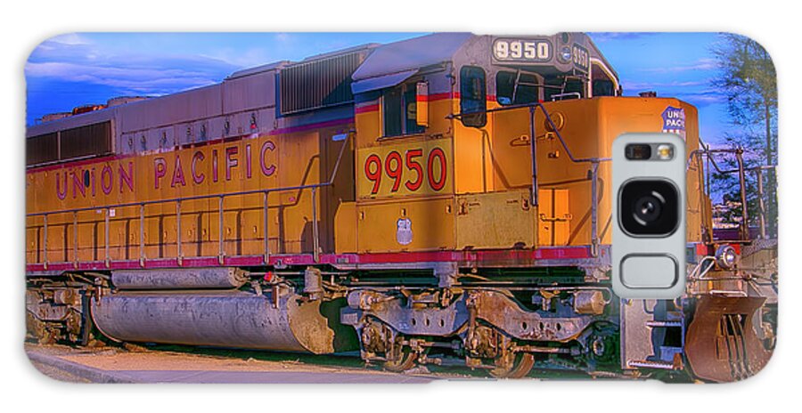 Union Pacific 9950 Galaxy Case featuring the photograph Union Pacific 9950 by Garry Gay