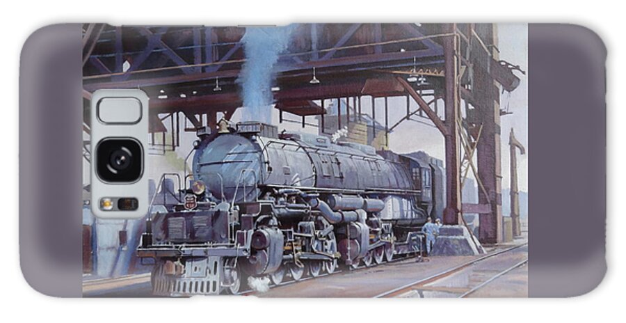 Bigboy Galaxy S8 Case featuring the painting Union Pacific Big Boy by Mike Jeffries