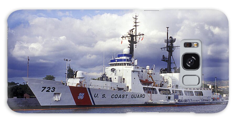 Coast Guard Galaxy Case featuring the photograph United States Coast Guard Cutter Rush by Michael Wood