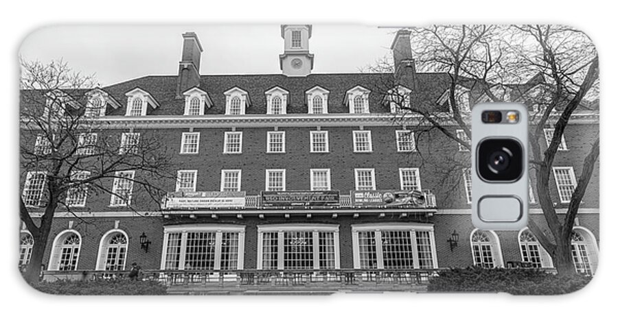 Big Ten Galaxy Case featuring the photograph university of Illinois Hall Black and White by John McGraw