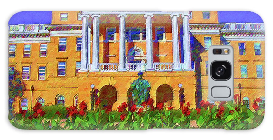 University Of Wisconsin Galaxy S8 Case featuring the mixed media University of Wisconsin by DJ Fessenden