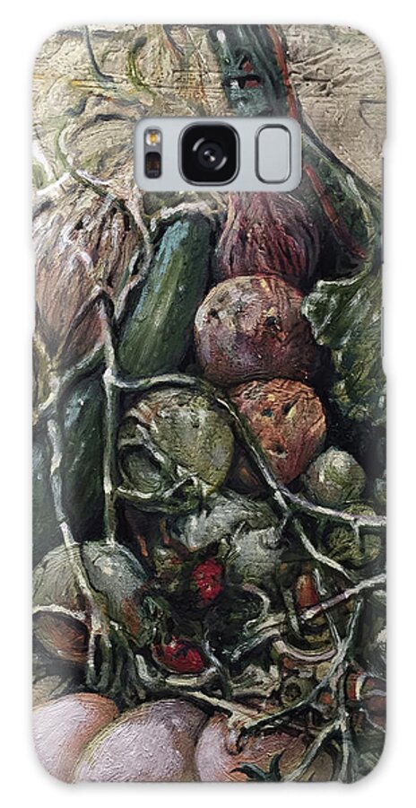 Harvest Galaxy Case featuring the painting Unstill Life by William Stoneham