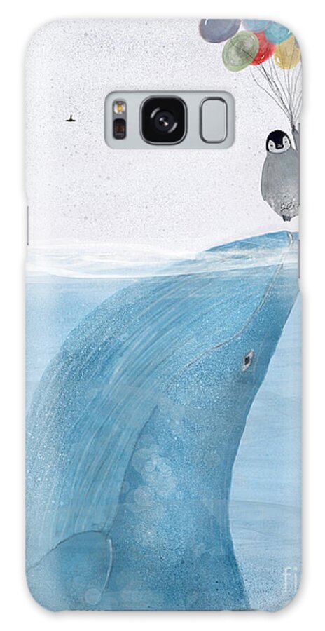 Whale Galaxy Case featuring the painting Uplifting by Bri Buckley
